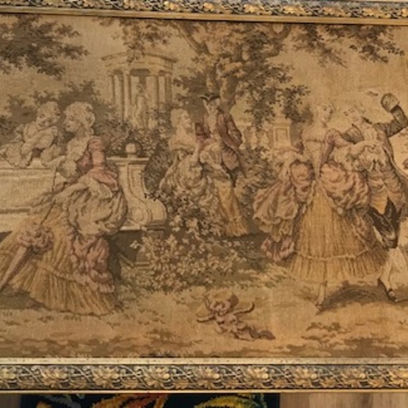 Hand made Vintage Tapestry 1800 - Picture 3 of 4